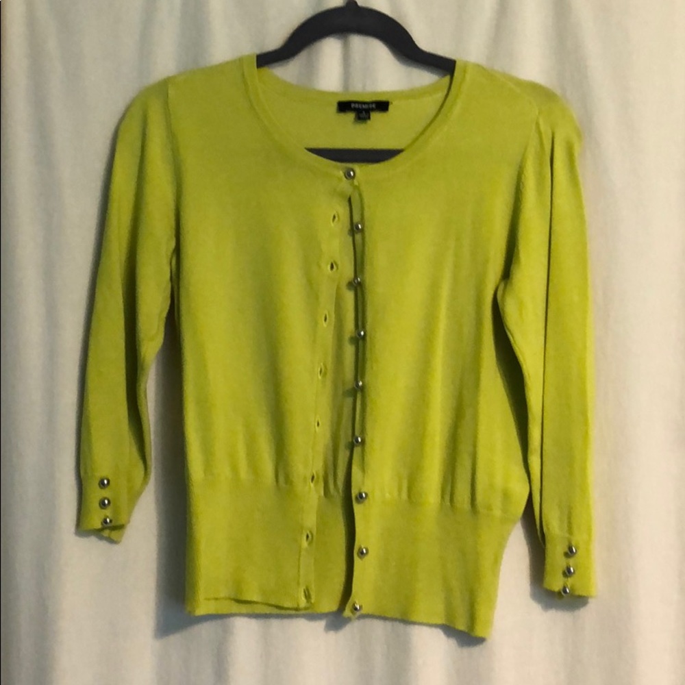 Green Cardigan